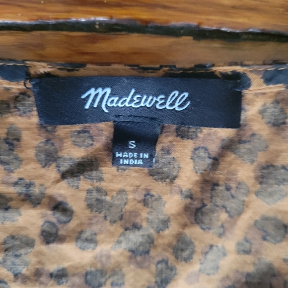 Madewell Leopard Print Wrap Dress | Size Small | EUC - Picture 5 of 6